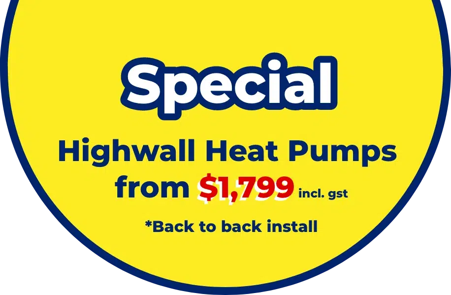 Highwall Heat pump Special